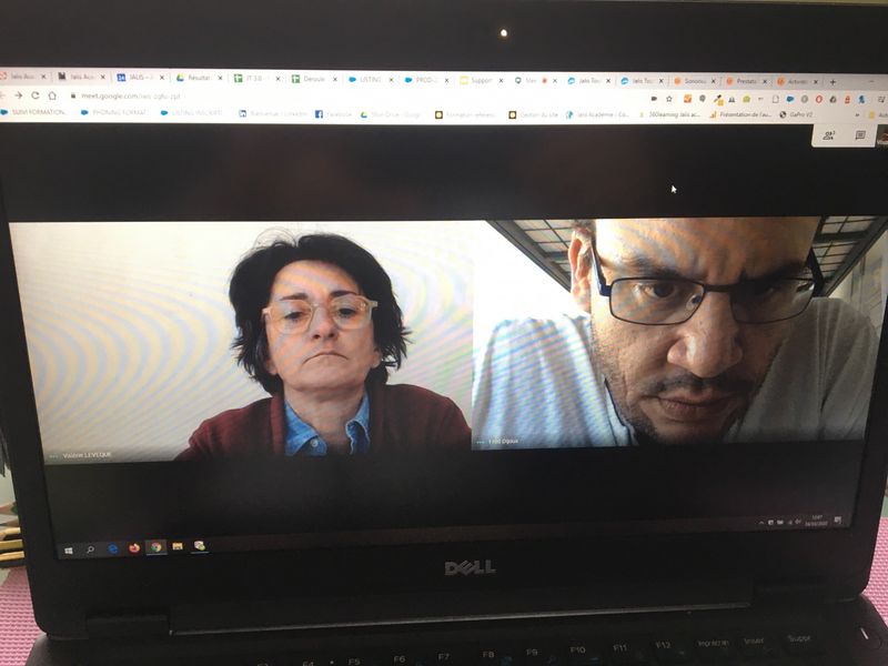 Formation en visioconférence créer du contenu Web pour Google et l’internaute avec deux clients lyonnais